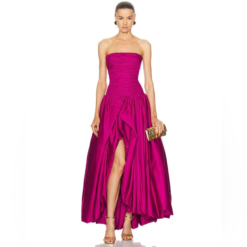 AJE Violette Bubble Hem Gown